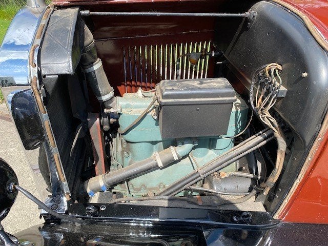 Ford model T Roadster 1926 oldtimer, Auto's, Achterwielaandrijving, Zwart, Bedrijf, Handgeschakeld
