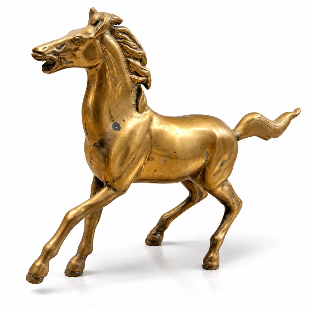 Verzameling messing sculpturale beelden, Ophalen, Gebruikt, Dier