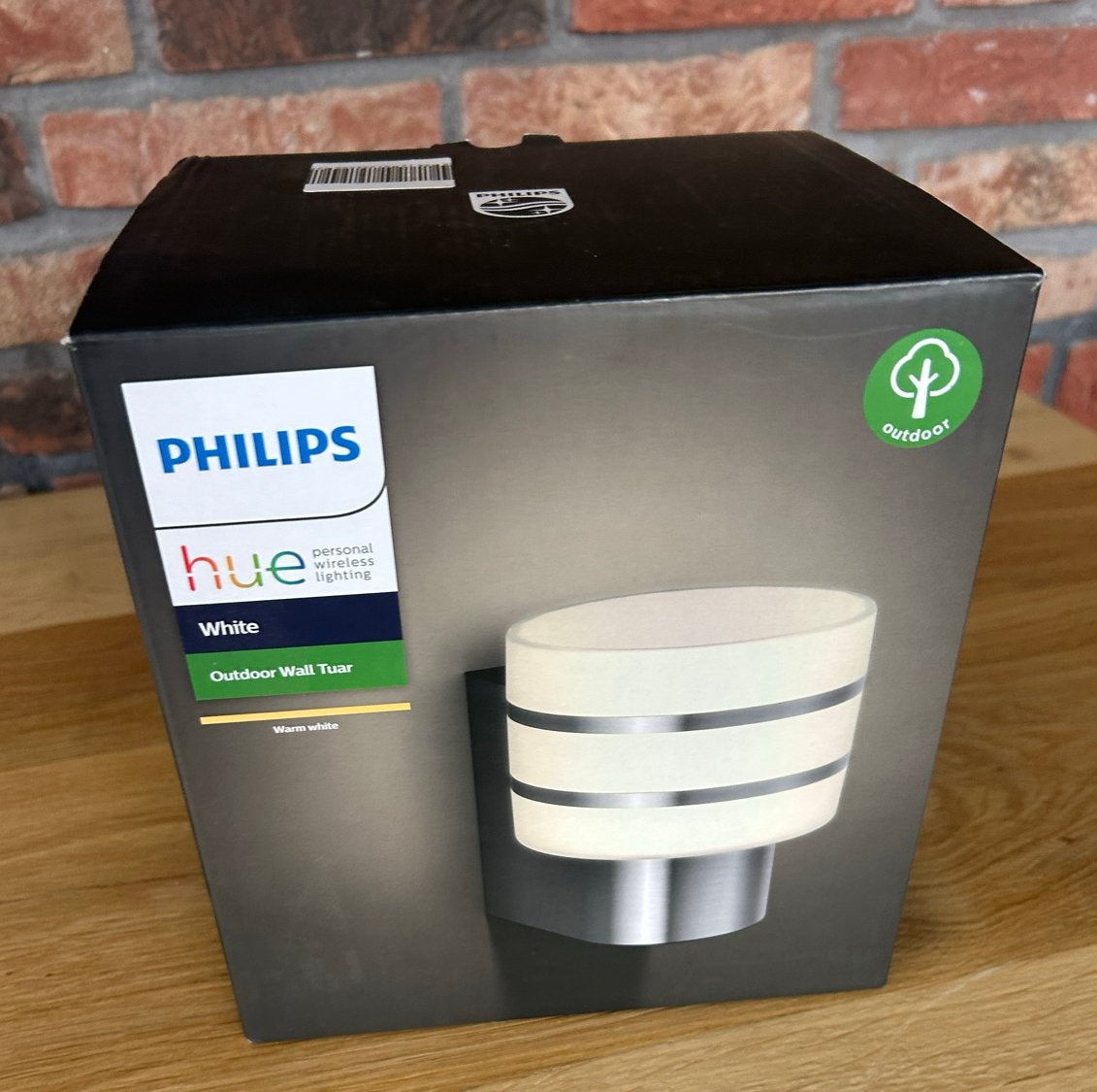 Philips Hue Outdoor Wall Tuar - Smart Buitenlamp, Metaal, Wit, Nieuw, Philips Hue