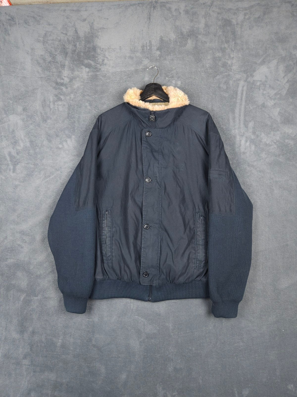 Paul en Shark Jas XL Zwart Bontkraag Afneembaar Winterjas, ., Zwart, Maat 56/58 (XL), Ophalen of Verzenden
