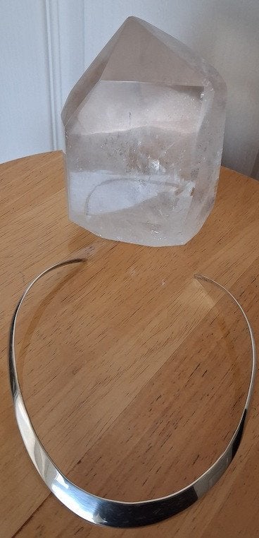 Choker zilver, Ophalen of Verzenden, Nieuw, Zilver, Zilver