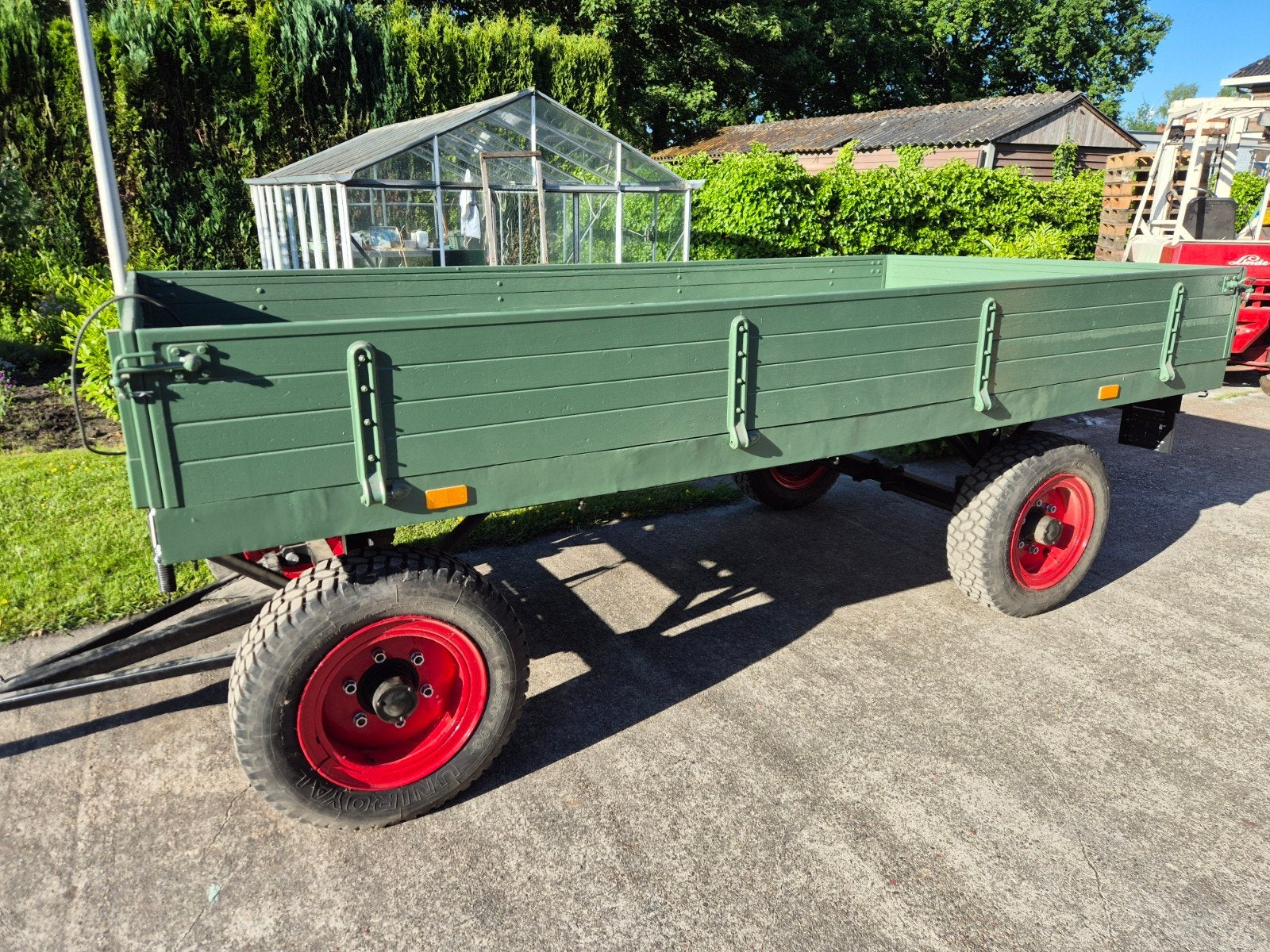 Transportwagen, Doe-het-zelf en Verbouw, Transportwagens, 100 liter of meer, Ophalen, Gebruikt, Transportkar