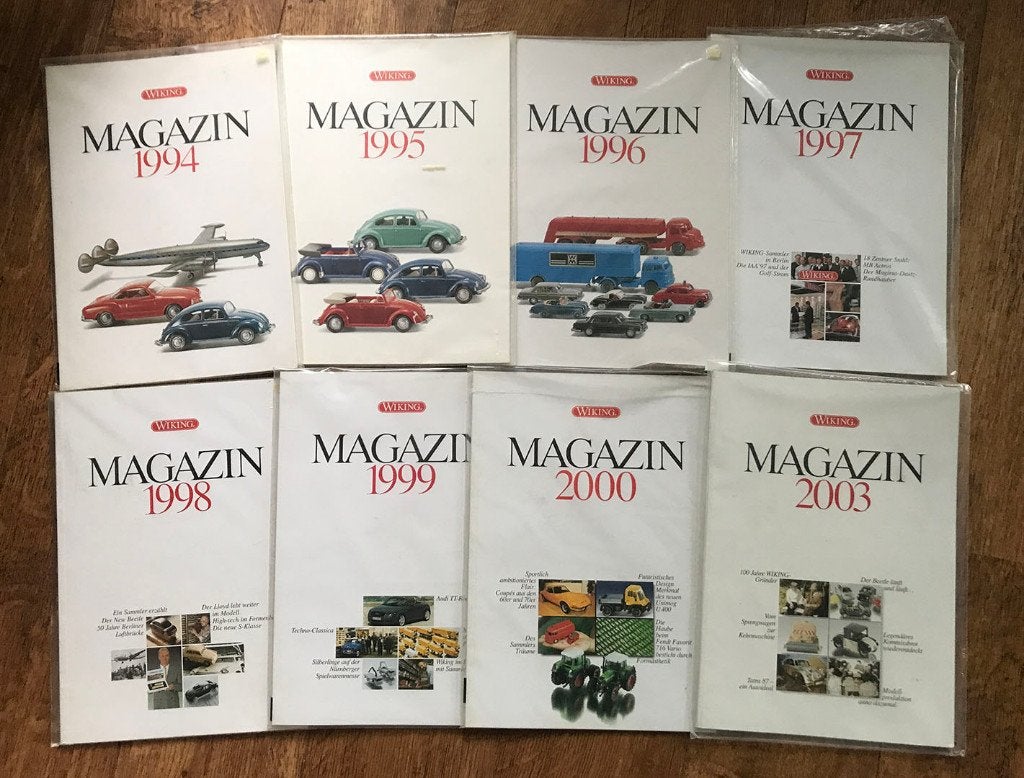 Wiking Magazines,  jaarboeken, folders oud en nieuw, Ophalen of Verzenden, Bus of Vrachtwagen, Wiking