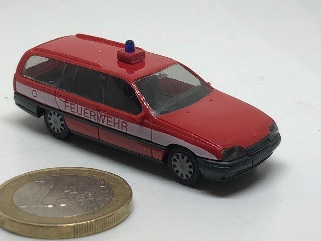 Opel Omega GLS FEUERWEHR, Herpa, Ophalen of Verzenden, Gebruikt, Auto, Herpa