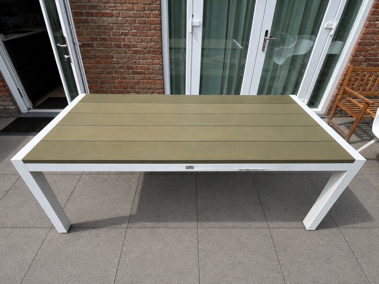 Tuintafel 200 x 90 cm, Ophalen, Gebruikt, Rechthoekig, Overige materialen