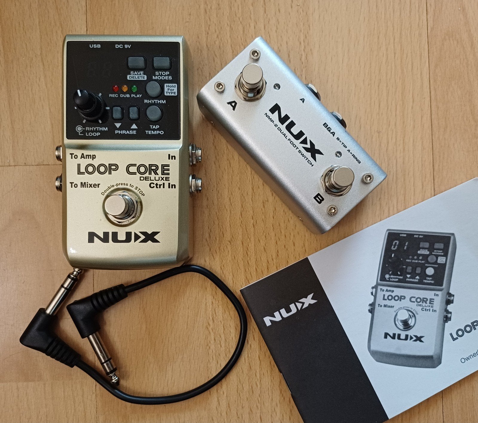 Nux Loop Core Deluxe + Nux NMP-2 Dual Foot Switch Bundle, Ophalen of Verzenden, Zo goed als nieuw, Overige typen