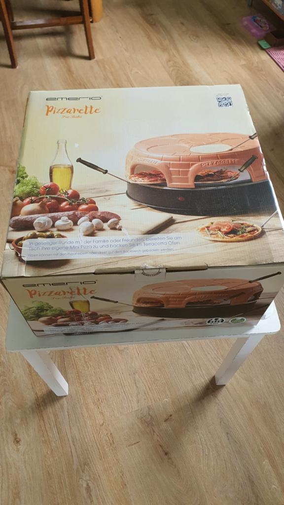 Pizzarette Emerio voor 6 pers., Witgoed en Apparatuur, Gourmetstellen, Zo goed als nieuw, 4 t/m 7 personen, Ophalen of Verzenden
