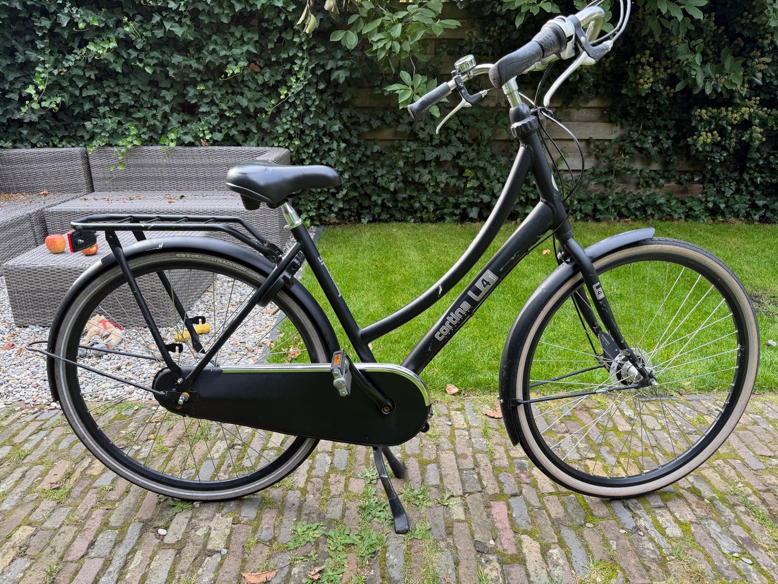 Cortina U4 Transportfiets 28 inch, frame 50 cm, Gebruikt, 47 tot 50 cm, Versnellingen, Trommelrem