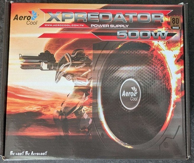 AERO COOL XPREDATOR 500W VOEDING, Computers en Software, Ophalen, Gebruikt