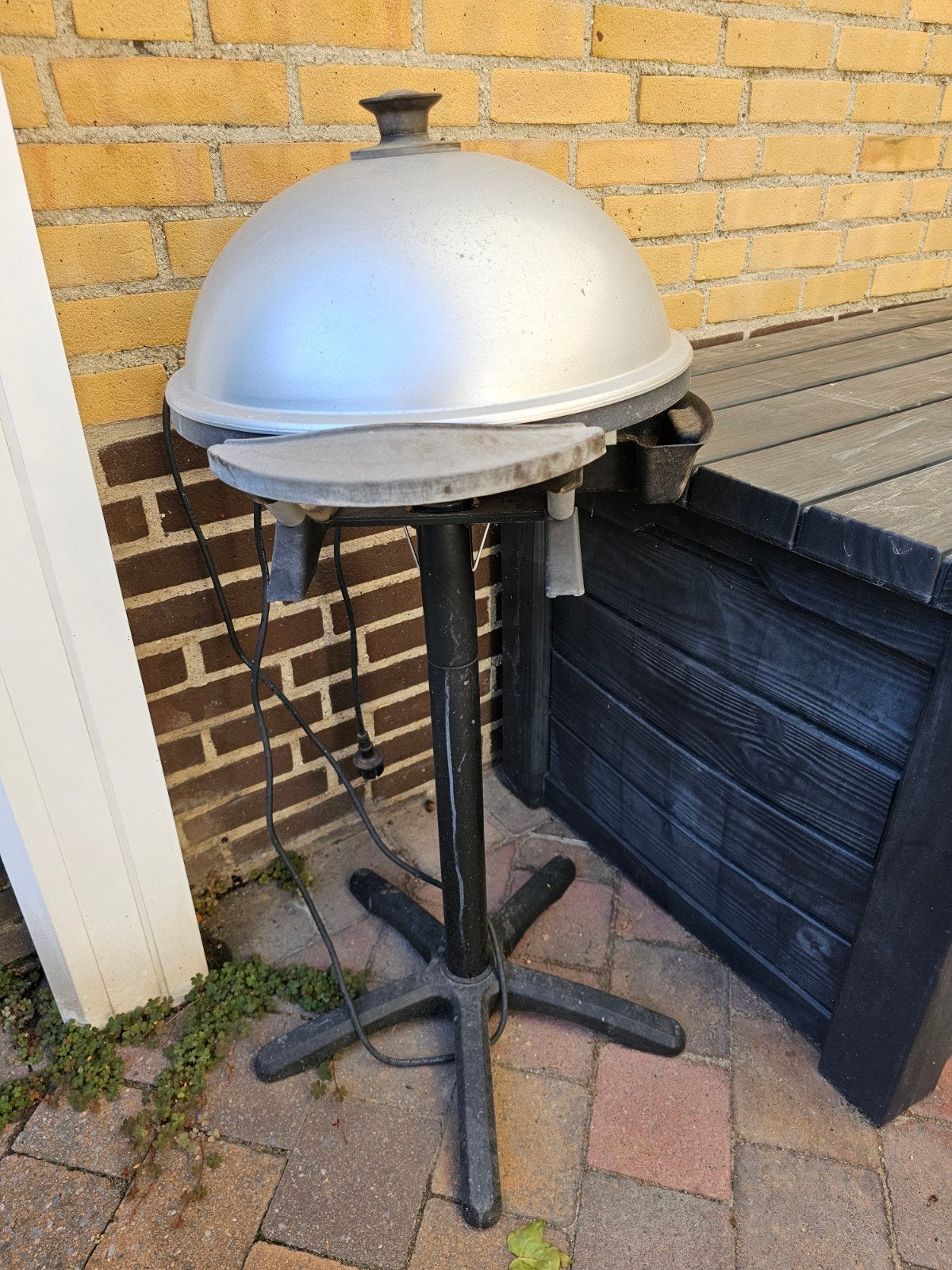 Elektrische barbecue met standaard, Ophalen, Gebruikt