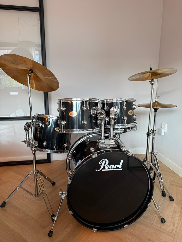 Pearl drumstel compleet, Muziek en Instrumenten, Ophalen, Gebruikt, Pearl