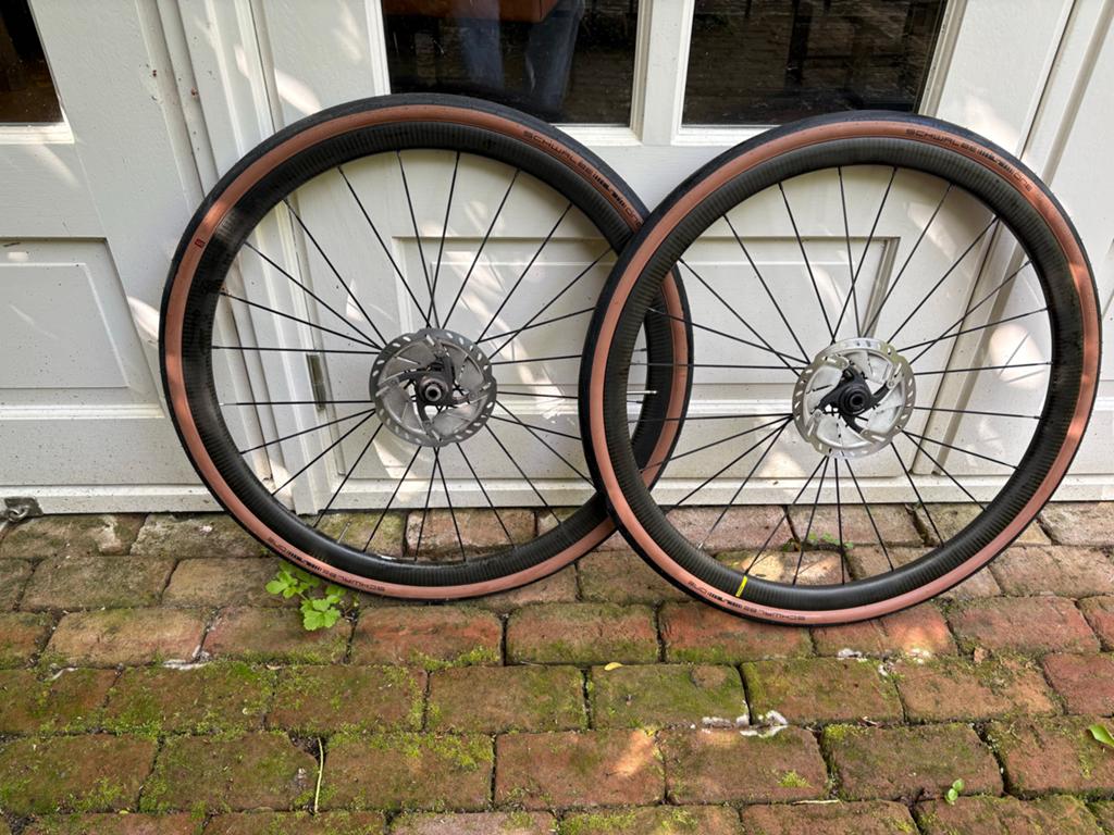 Mavic Cosmic SLR 32 DISC Wielset - Carbon Racefiets Wielen, Gebruikt, Racefiets, Carbon, Ophalen
