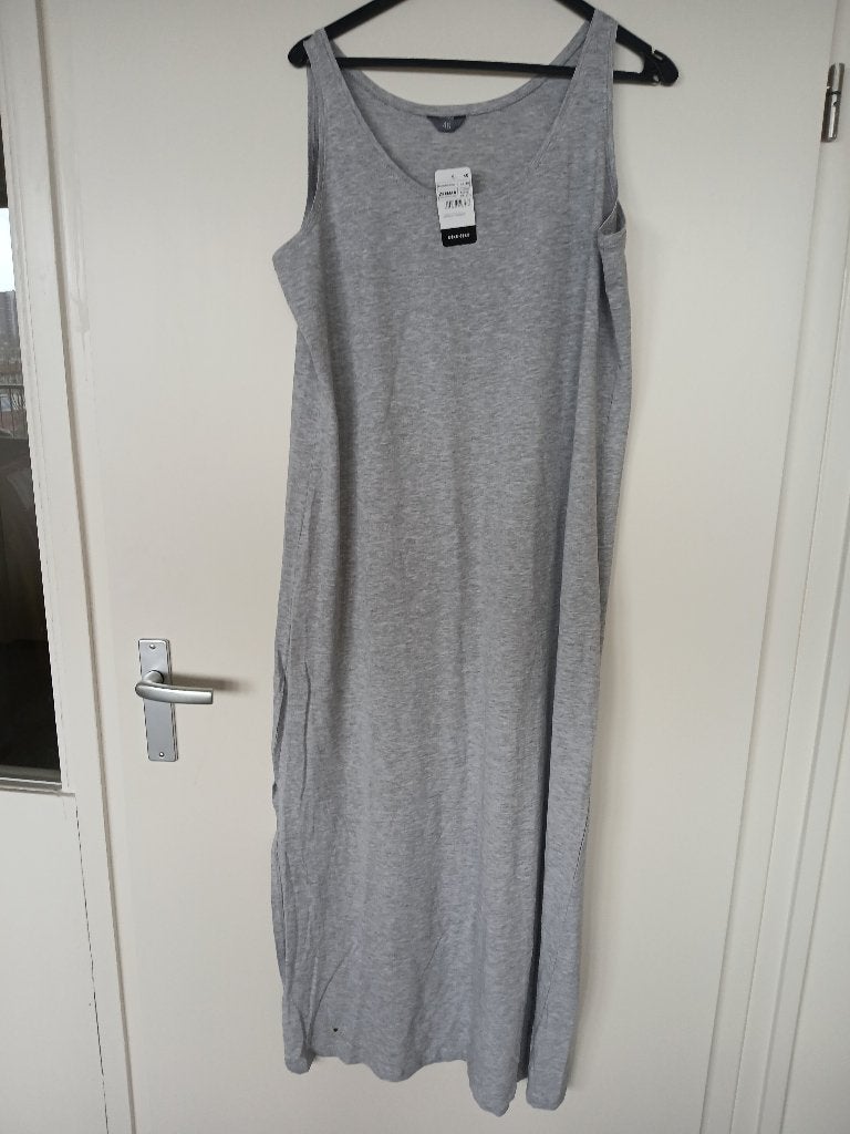 Zeeman jurk Grijs maat 46 nieuw met kaartje, Zeeman, Maat 46/48 (XL) of groter, Nieuw, Ophalen of Verzenden