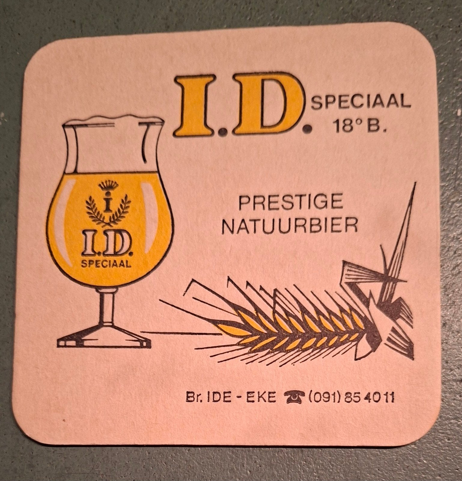 I.D.special, Ophalen of Verzenden, Zo goed als nieuw, Viltje(s), Overige merken