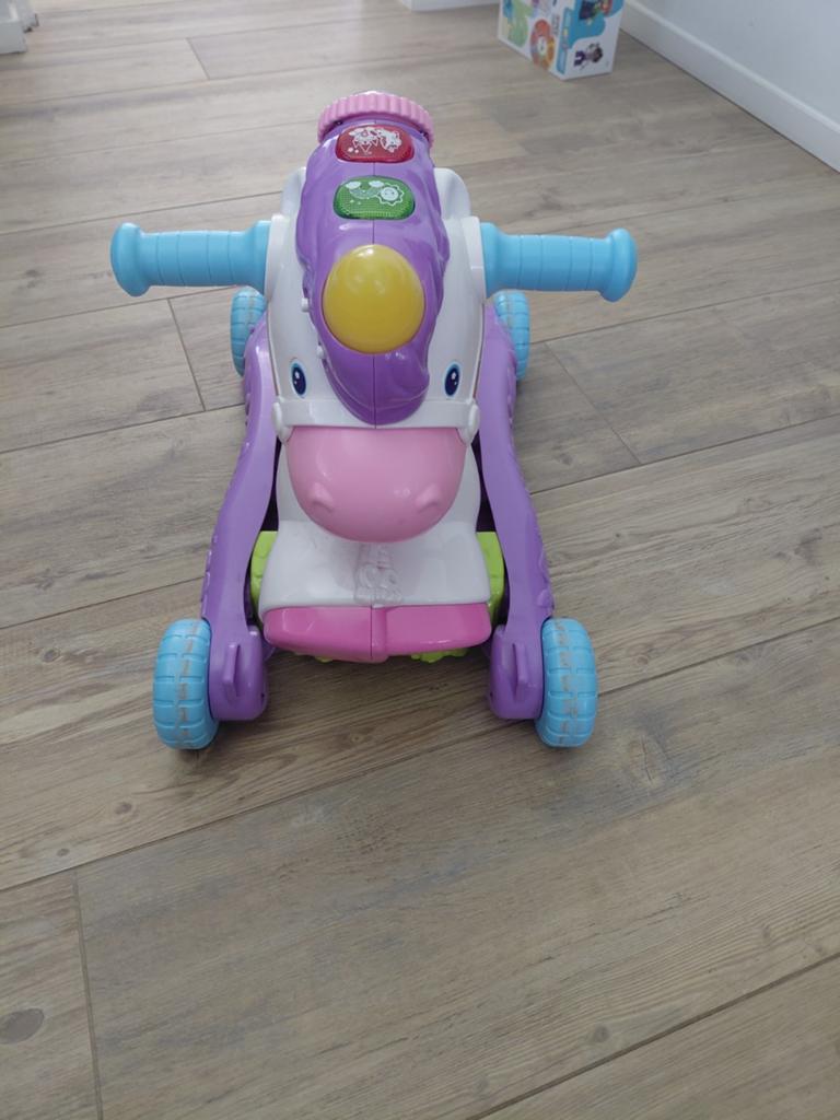 Paard van Vtech, Ophalen, Gebruikt