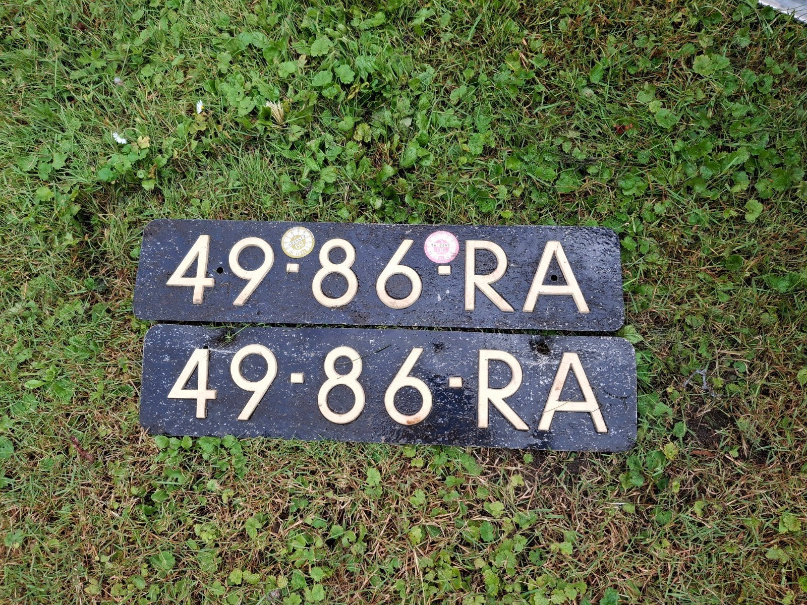Oude kentekenplaten BMW 02 serie., Ophalen, BMW