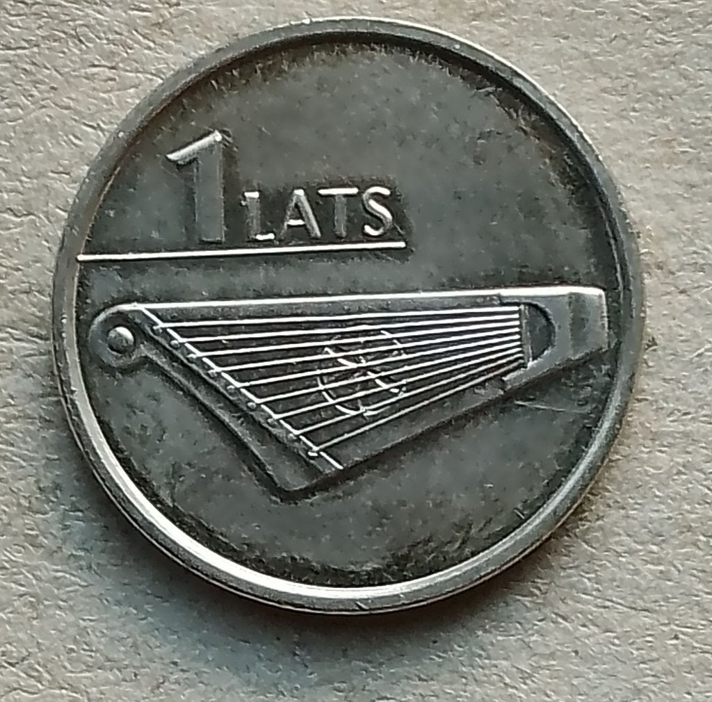 Letland, 1 lats 2013  km 142, Ophalen of Verzenden, Overige landen, Losse munt