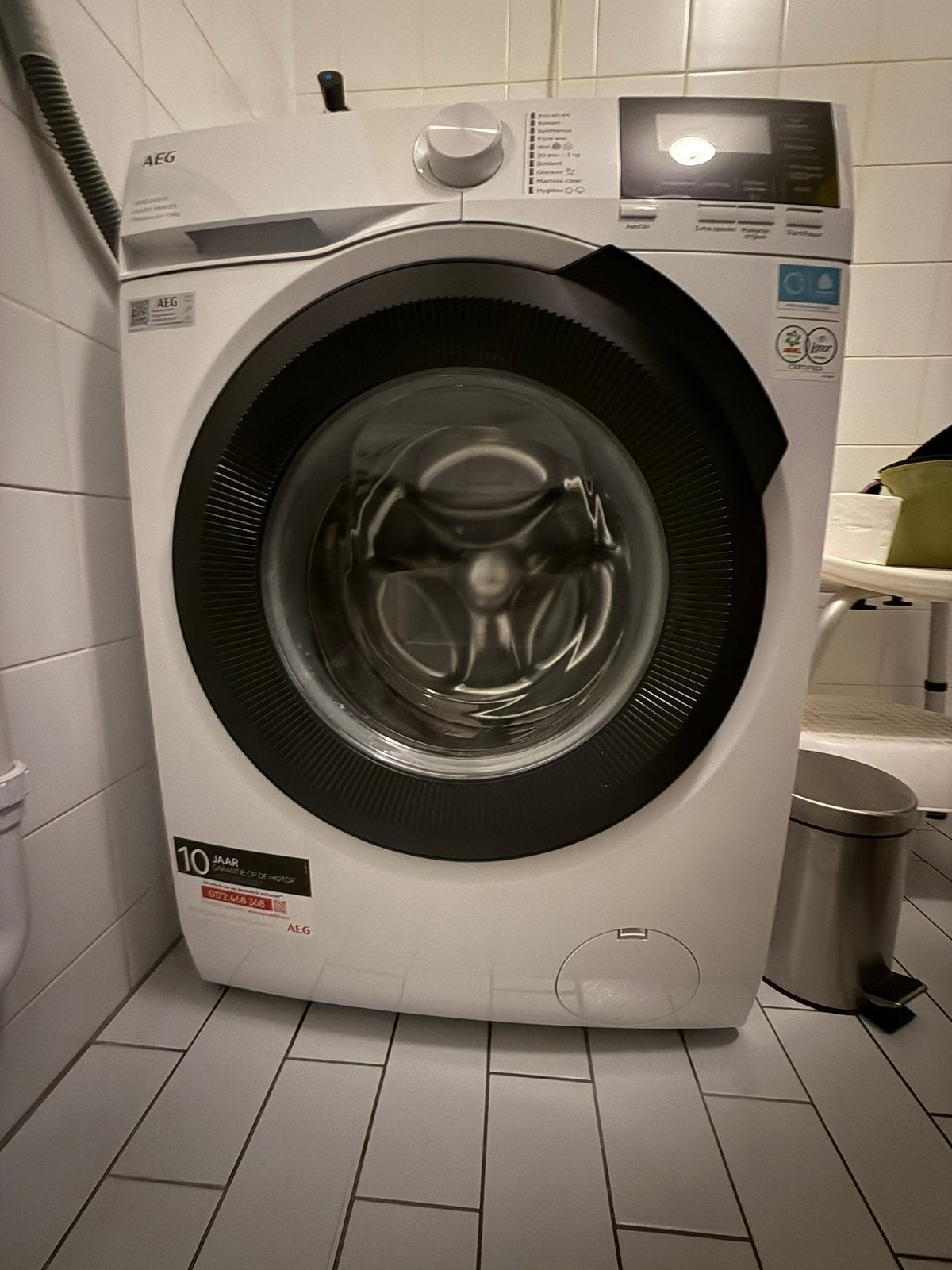 AEG Exclusive 6000 series ProSense 1-8kg, Witgoed en Apparatuur, Ophalen, Zo goed als nieuw, Voorlader, 85 tot 90 cm