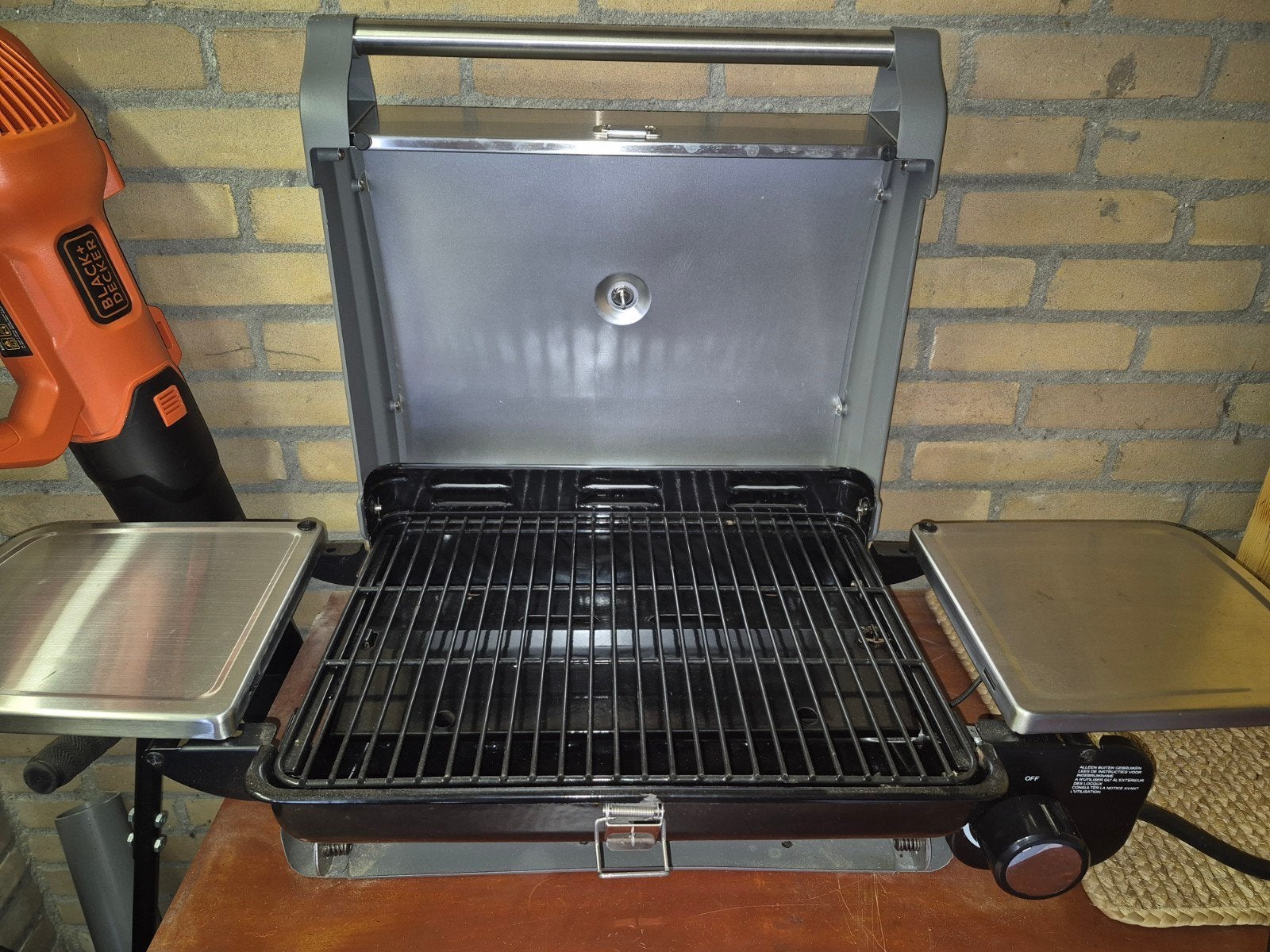 Boretti gasbarbecue met temperatuurmeter - Gas Barbeque Gril, Tuin en Terras, Ophalen of Verzenden, Gebruikt, Boretti