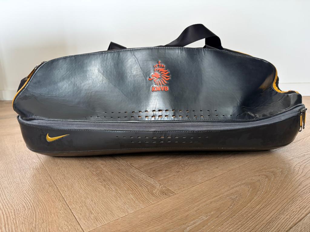 Nike KNVB Voetbaltas - Zwart/Oranje, Ophalen of Verzenden, Gebruikt, Unisex volwassen