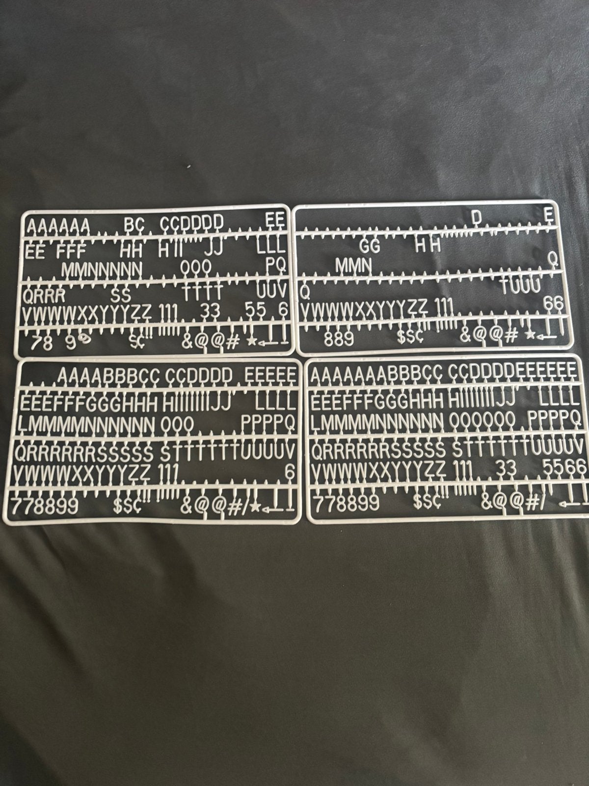 Letters voor letterbord, Ophalen, Gebruikt, Overige materialen, Overige merken
