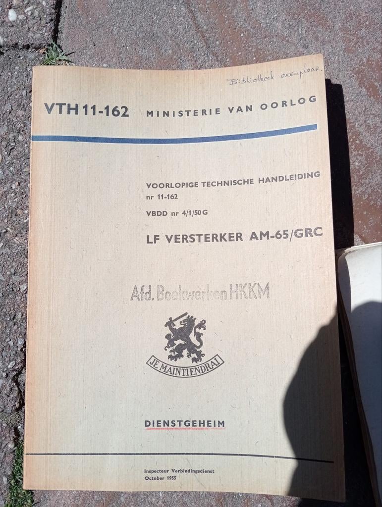 Vth 11-162, Ophalen of Verzenden, Landmacht, Nederland, Boek of Tijdschrift
