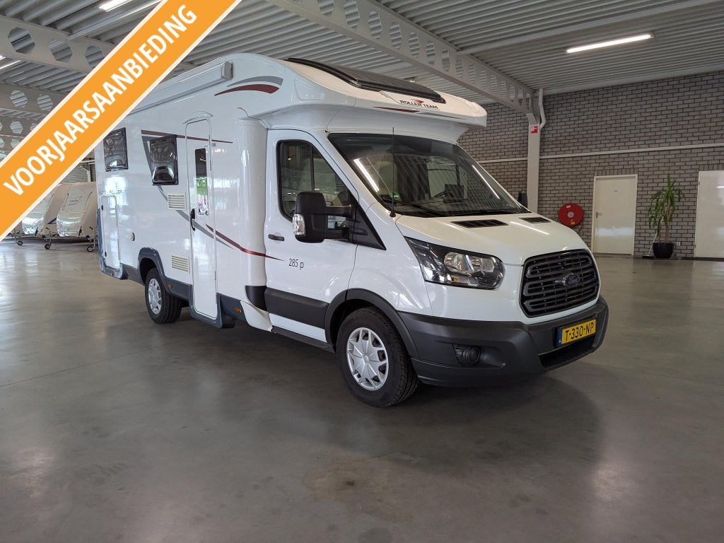 Roller Team Auto-Roller 285P- Enkele Bedden- Compact- Euro6, Caravans en Kamperen, Campers, Overige merken, Luifel, Ford, 6 tot 7 meter