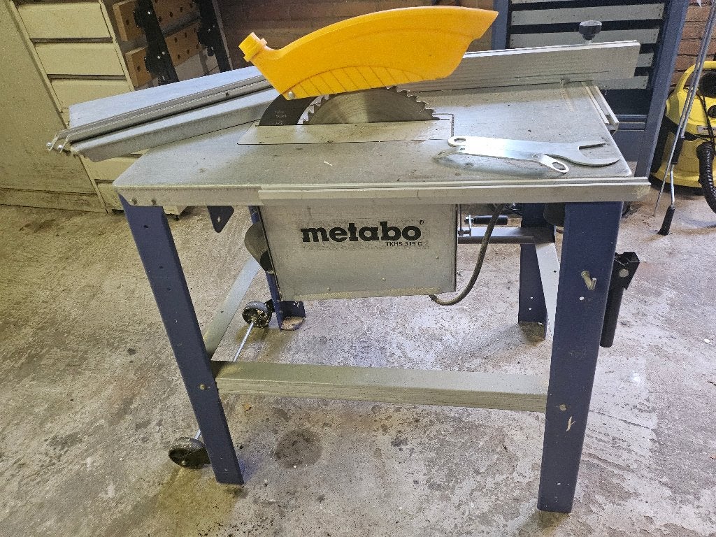 Metabo Zaafgtafel, Ophalen