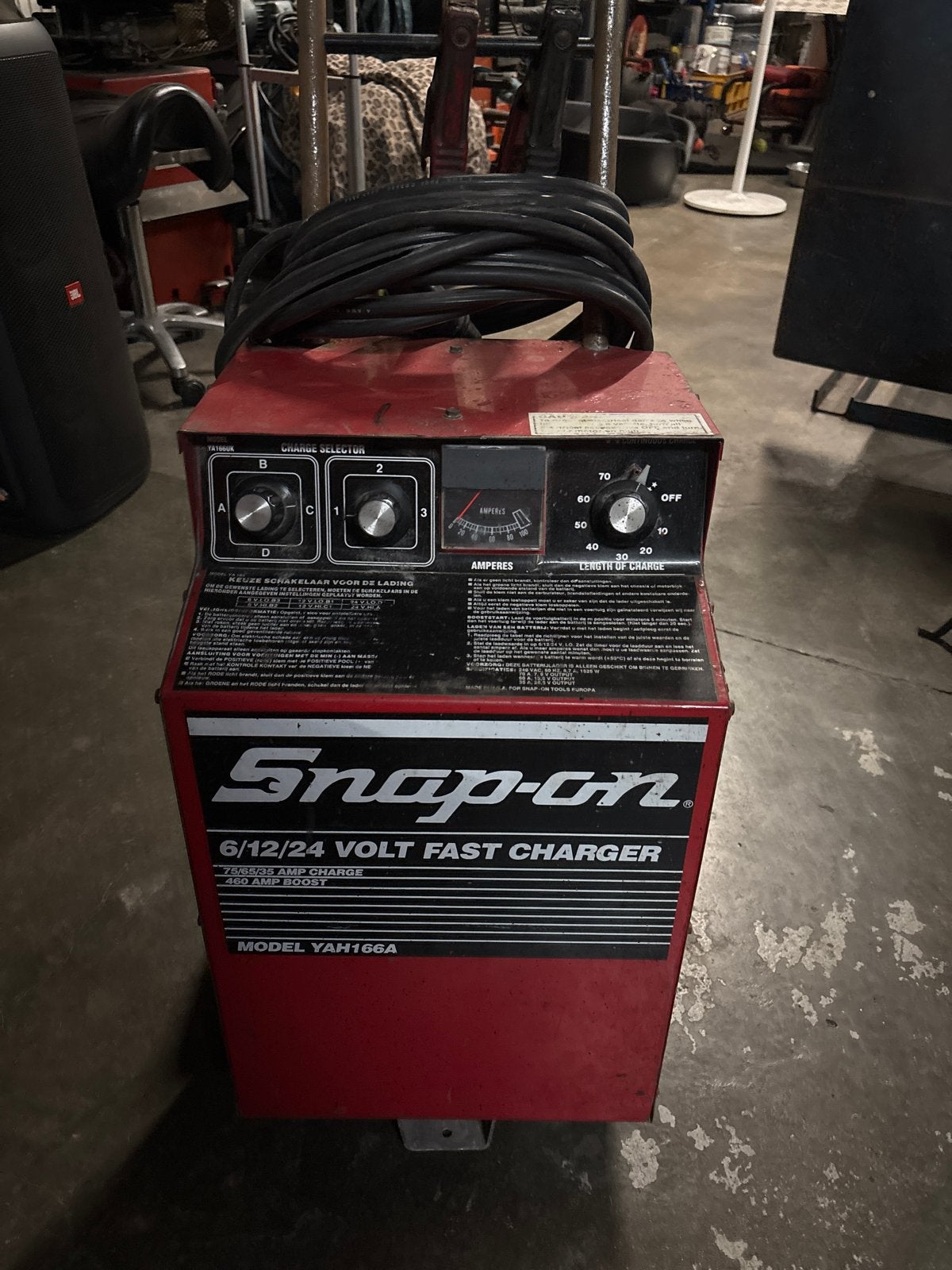 Snap-on YAH166A 6/12/24 Volt Snellaadapparaat, Ophalen of Verzenden, Gebruikt, Universele onderdelen