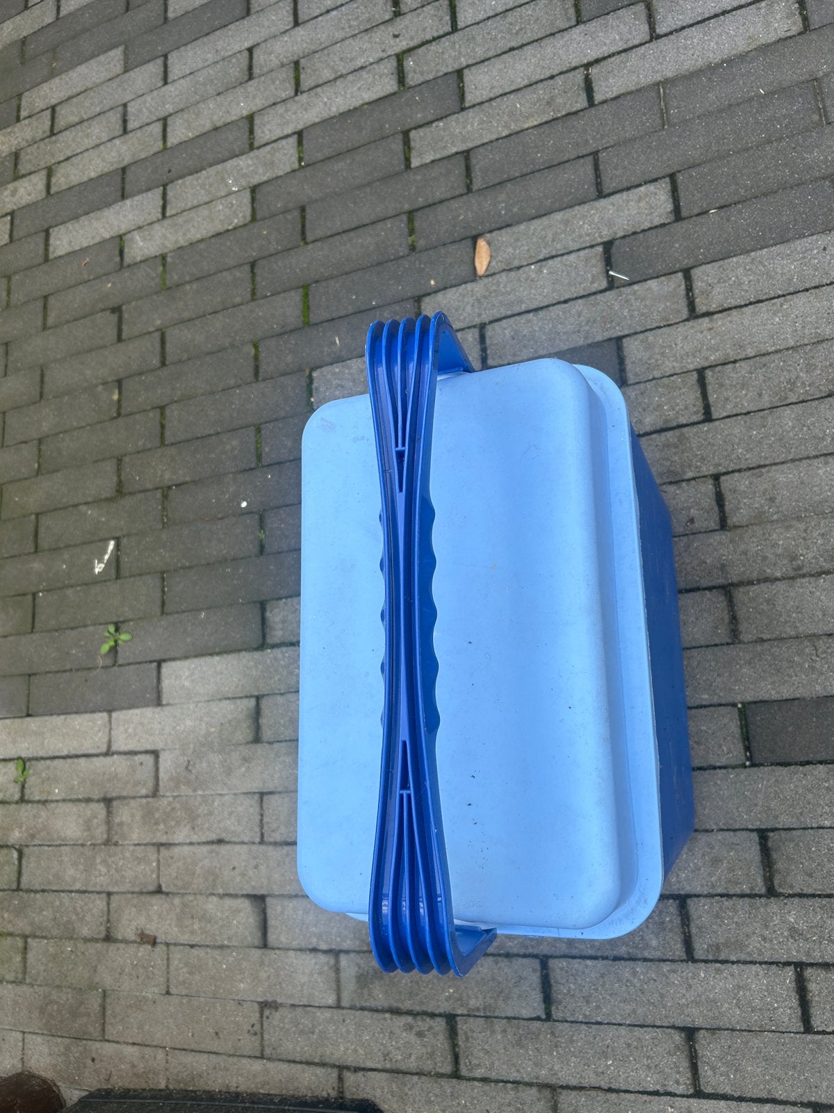 Blauwe koelbox met koelelementen, Ophalen, Gebruikt, Koelbox, Koelelement