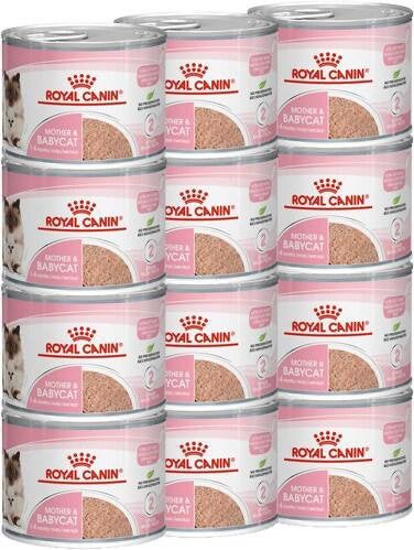 Royal Canin Mother & Babycat mousse (12x195 gr), Dieren en Toebehoren, Dierenvoeding, Ophalen of Verzenden, Kat