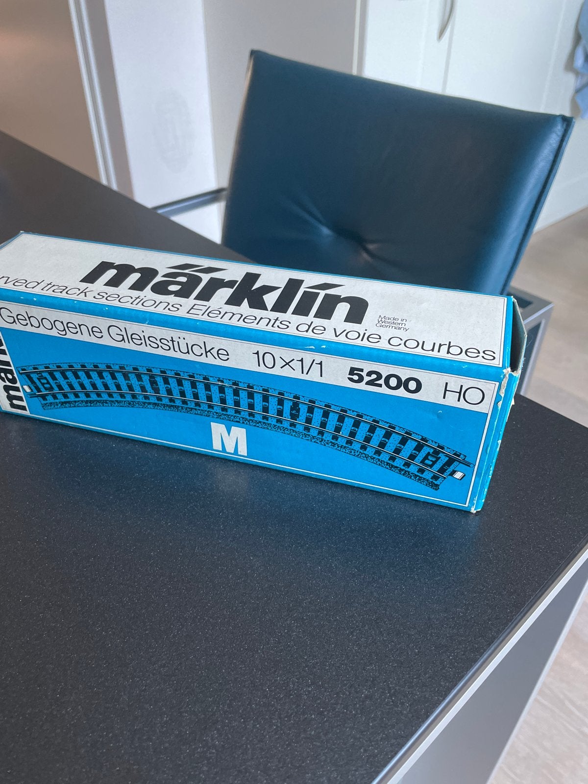 Märklin 5200 HO Gebogen Rails 10x1/1, Wisselstroom, Gebruikt, Rails, Ophalen of Verzenden