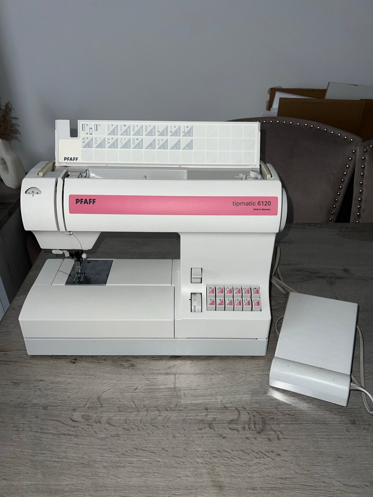 Pfaff Tipmatic 6120 Naaimachine - Made in Germany, Ophalen, Gebruikt, Naaimachine, Pfaff