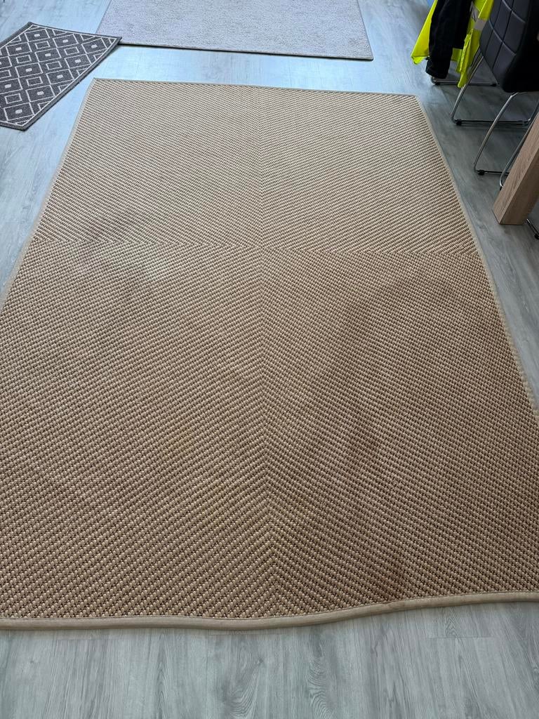 Ikea Lohals vloerkleed, sisal, 200x300 cm, Gebruikt, Beige, Ophalen of Verzenden, 200 cm of meer