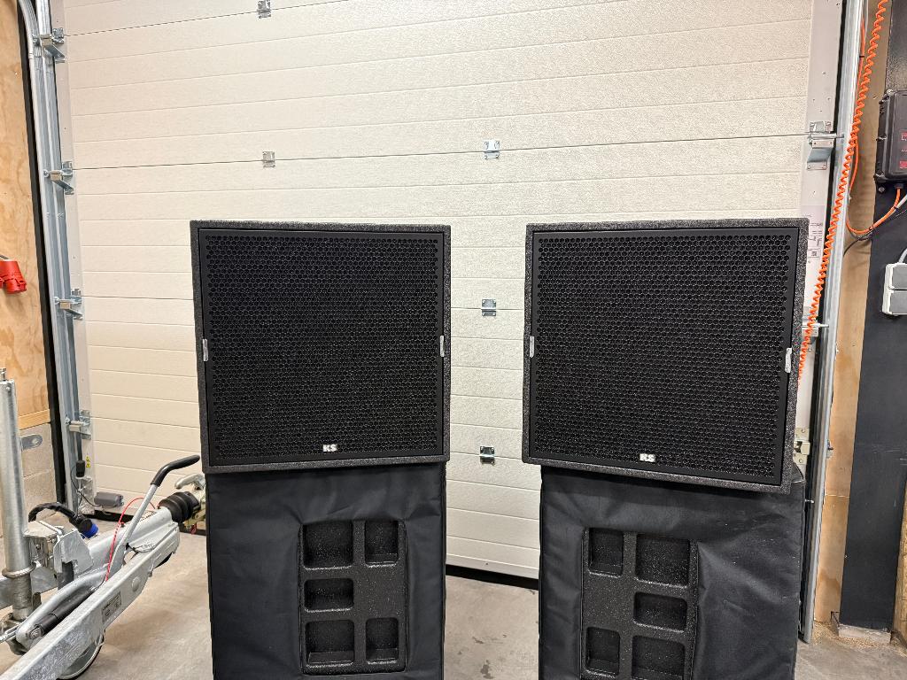 KS Audio C1214 hoorngeladen top speakers, Ophalen, Gebruikt, Overige merken