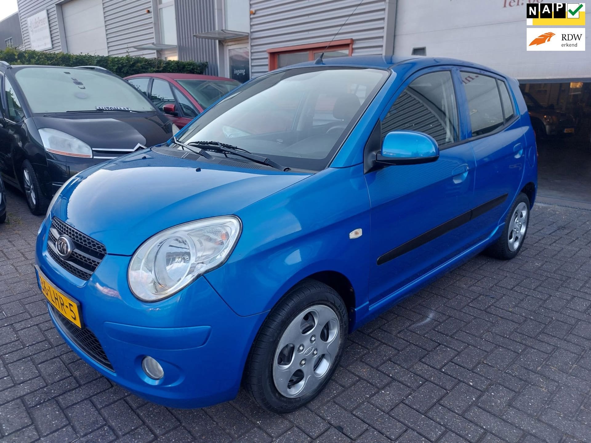 Kia Picanto 1.0 Seven 5 deurs + airco, Stof, 4 cilinders, Bedrijf, Handgeschakeld