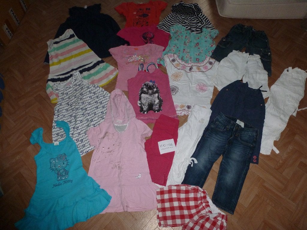 Pakket zomer meisje kleding maat 110/116, Ophalen, Zo goed als nieuw, Maat 110