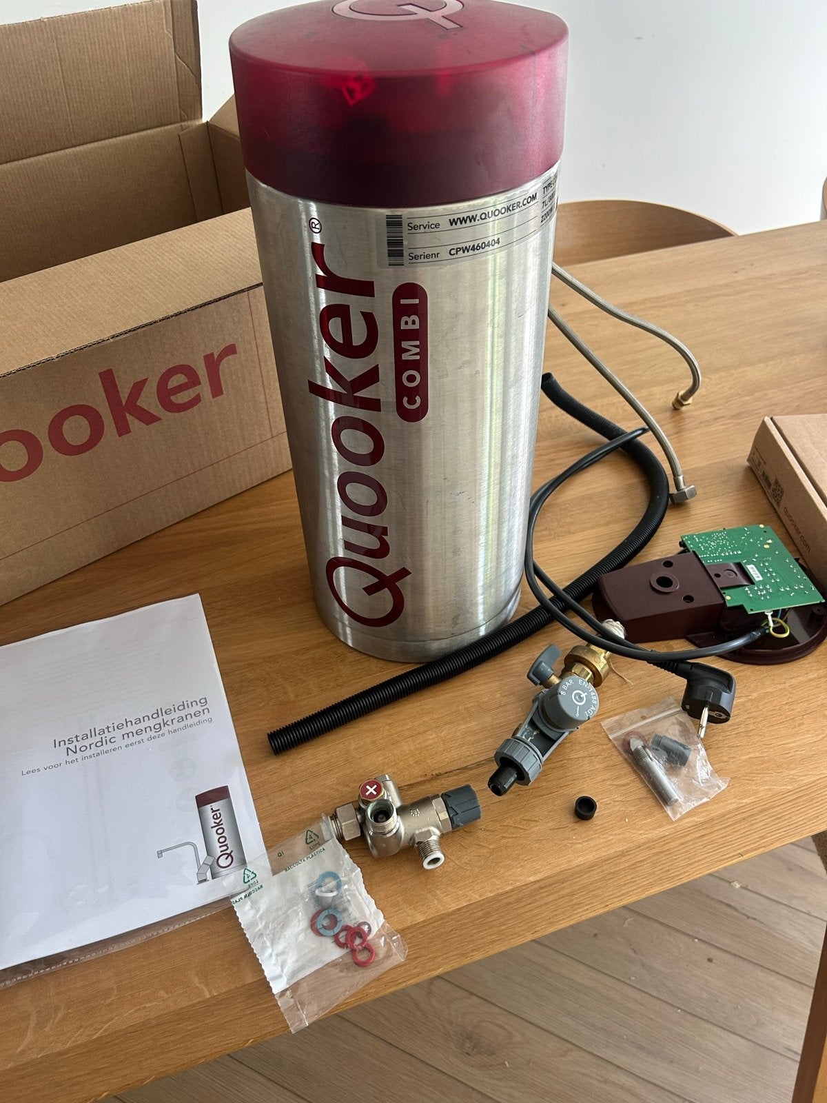 Quooker Fusion Square metal (defect door waterschade), Ophalen of Verzenden