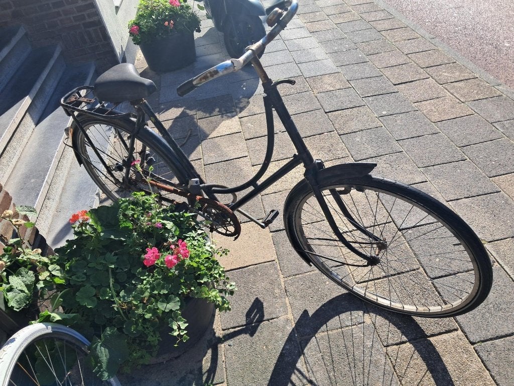 2 antieke fietsen Gazelle Batavus + gratis elektrische fiets