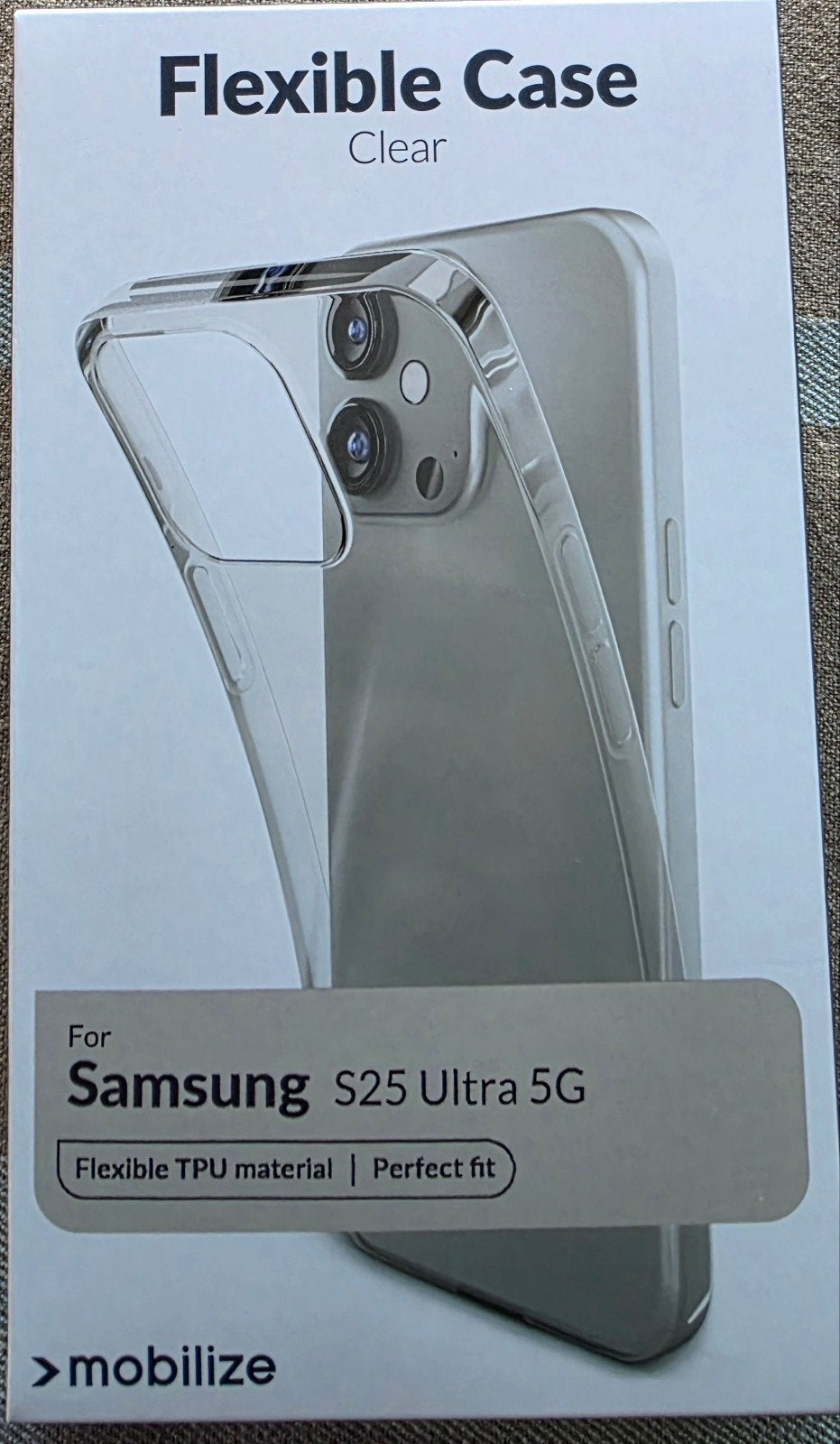 Samsung S25 ultra flexibele backcase TPU transparant nieuw., Ophalen of Verzenden, Nieuw