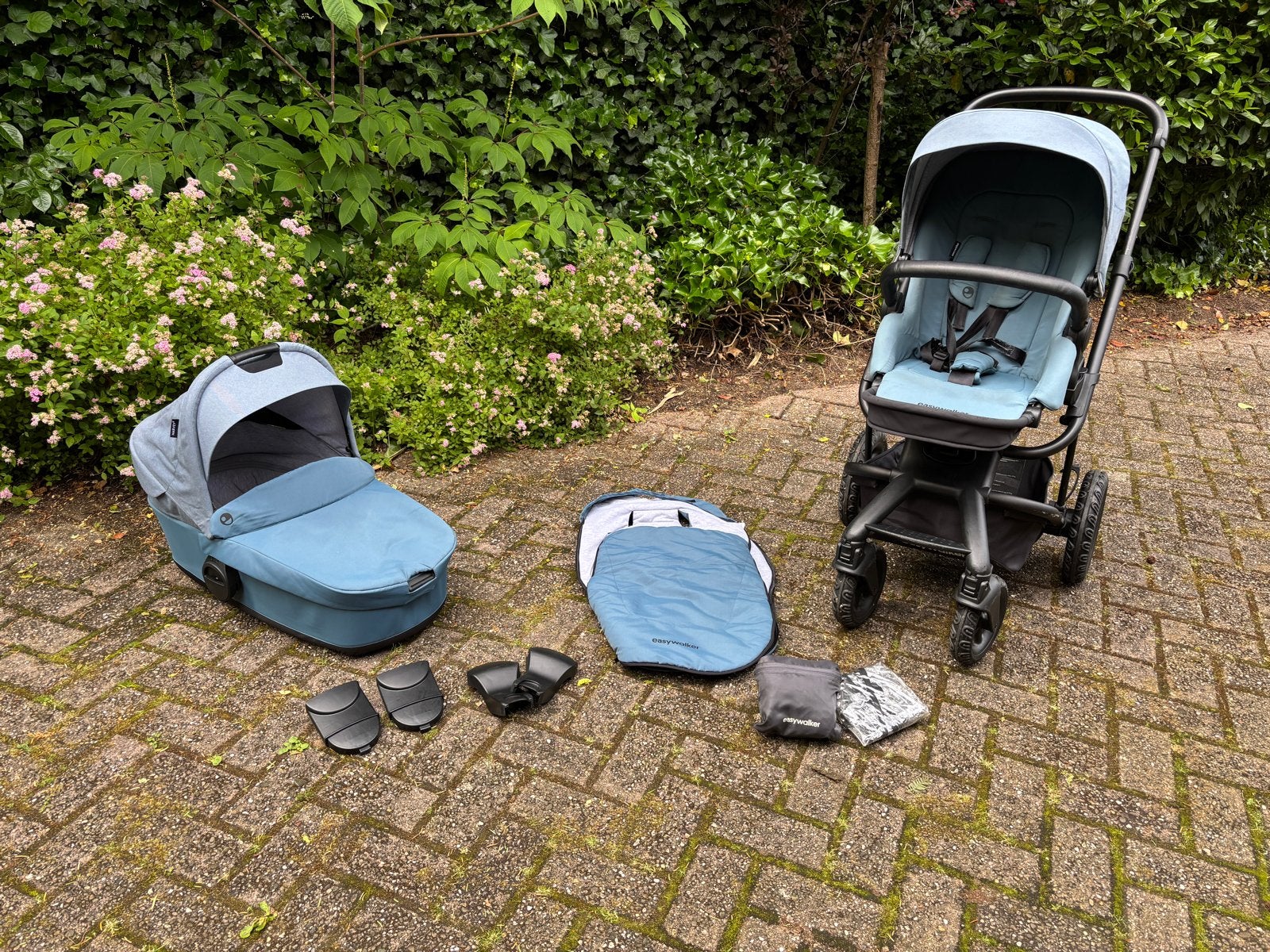 Easywalker Harvey 2 kinderwagen compleet met reiswieg, Zo goed als nieuw, Combiwagen, Met reiswieg, Ophalen