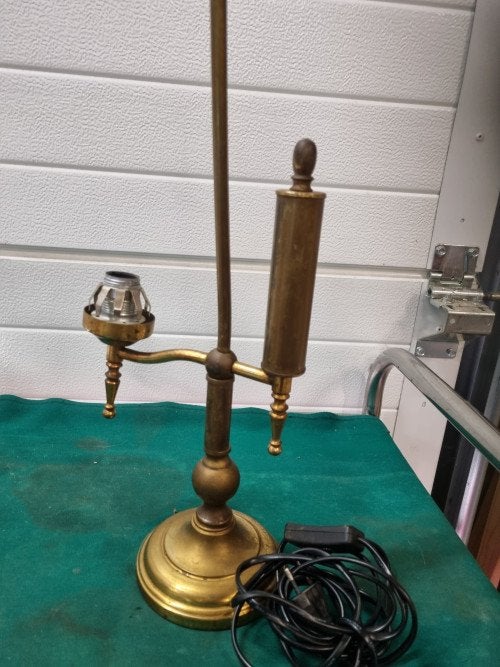 tafellamp messing vintage, Ophalen of Verzenden, 'T Olde Gre-j, Info@toldegrej.nl, Endepoelstraat 20f Didam