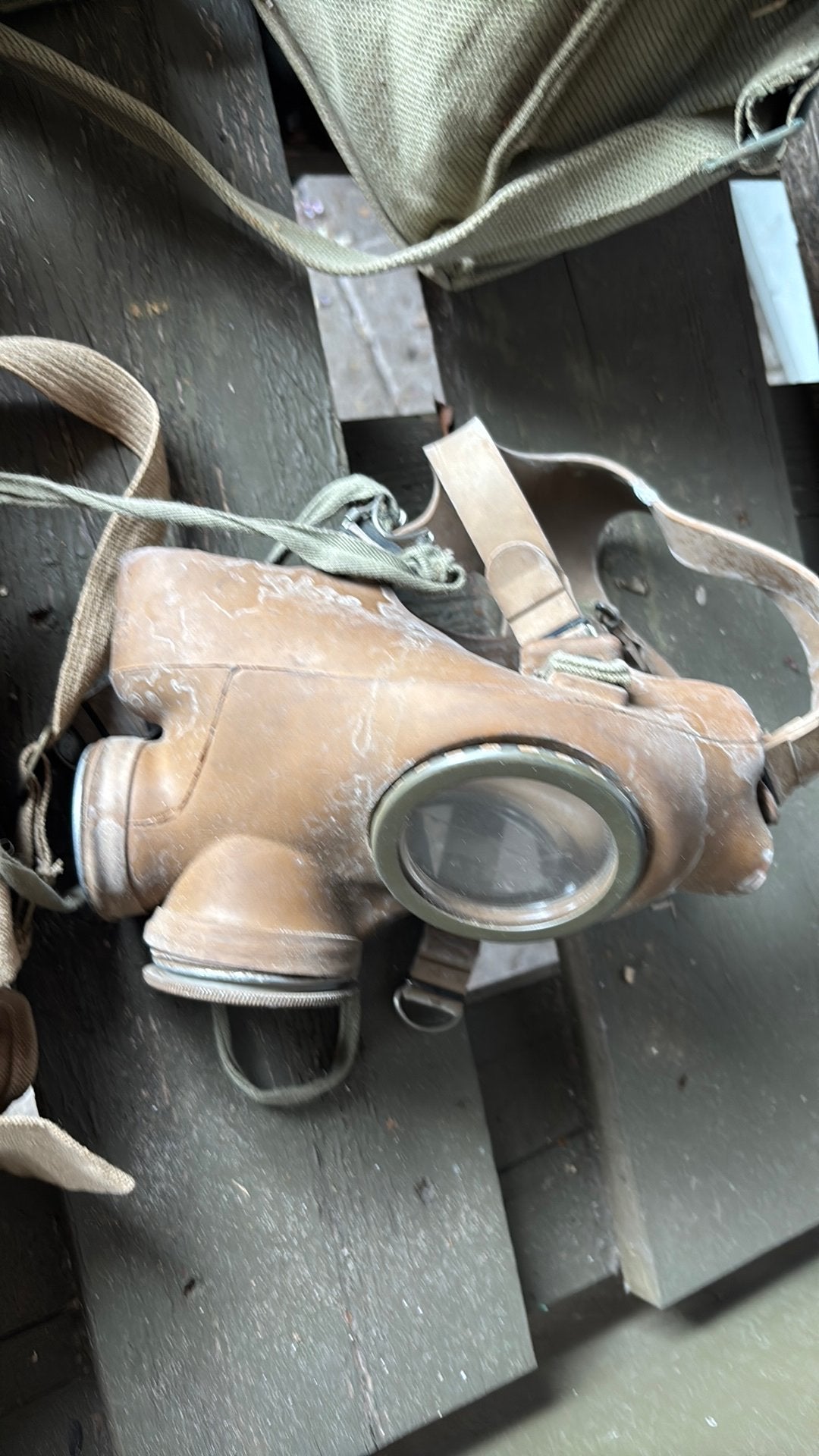 Gasmaskers 1950 en 1939, Ophalen, Gebruikt