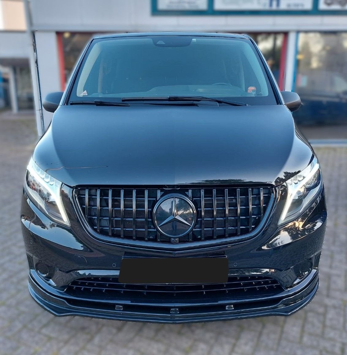 AMG grill zwart - zwart Mercedes Vito 2020 - 2024 W447, Ophalen of Verzenden, -, -, -