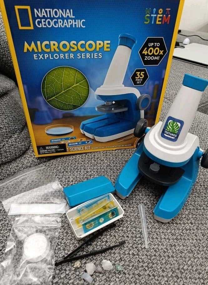 NATIONAL GEOGRAPHIC Microscoop voor Kinderen - STEM Kit, Ophalen, Zo goed als nieuw