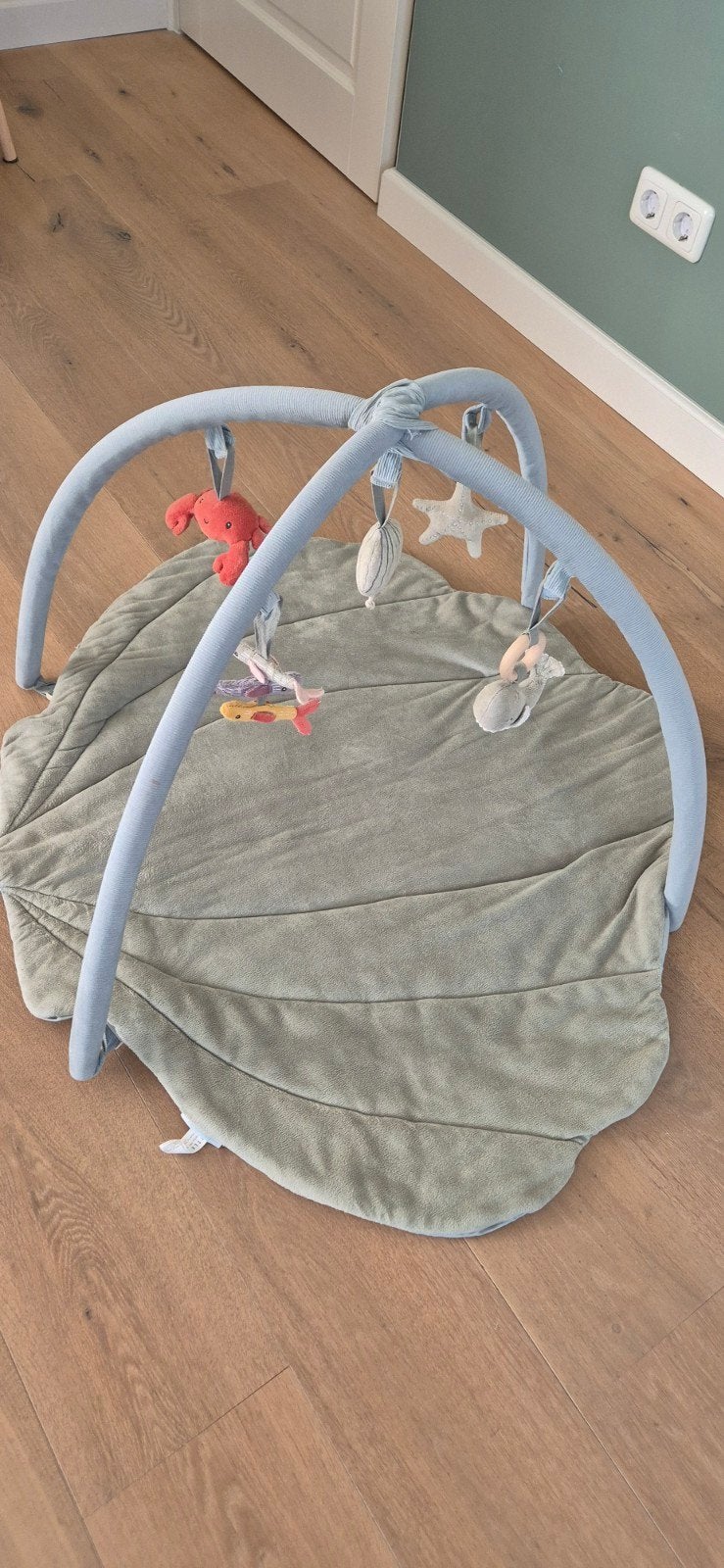 Little Dutch Speelkleed Ocean Mint met speelbogen, Ophalen