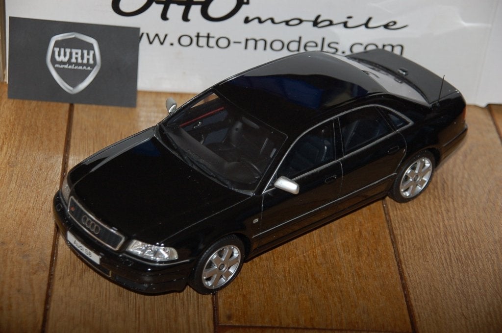 1:18 AUDI S8 D2 black Otto mobile OT082 WRH, Verzenden, Zo goed als nieuw, Auto, OttOMobile