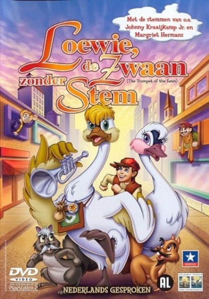 DVD Loewie De Zwaan, Europees, Gebruikt, Tekenfilm, Alle leeftijden