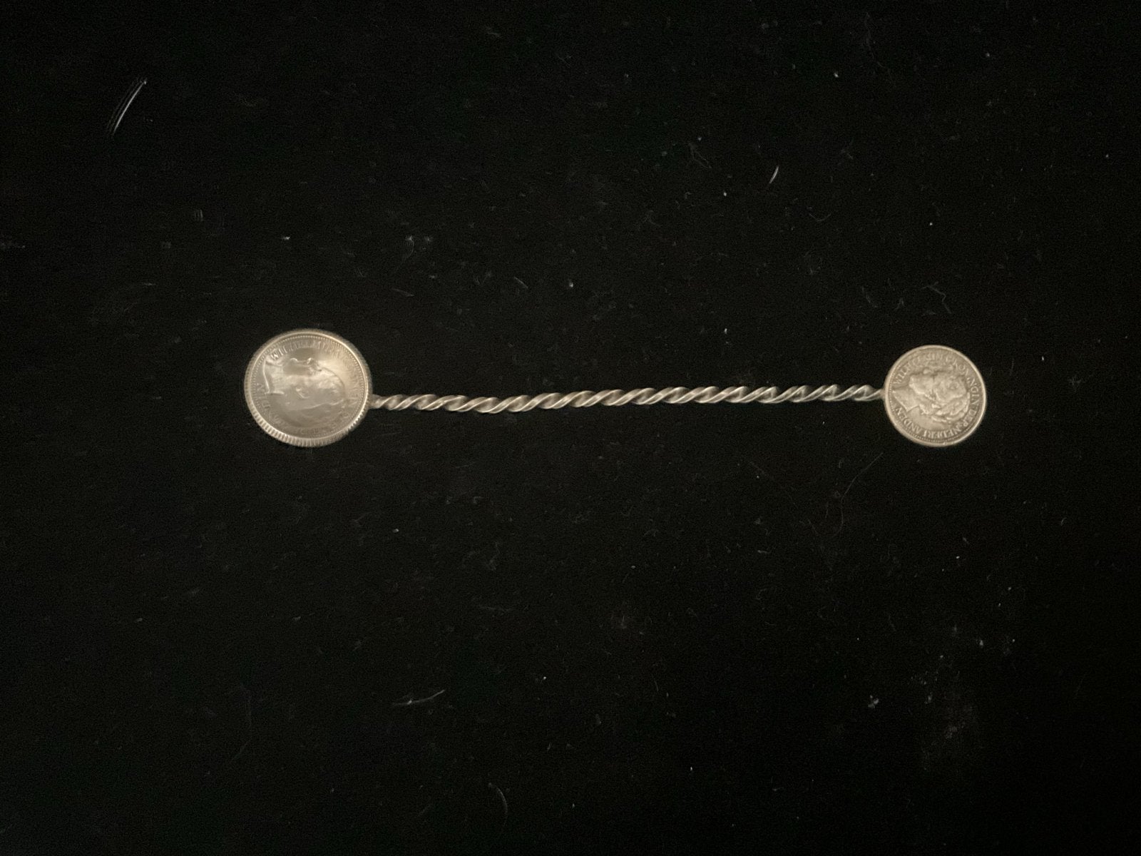 Zilveren Stil Verzet Lepeltje 1941 Wilhelmina 10/25 Cent, Ophalen of Verzenden, Zilver