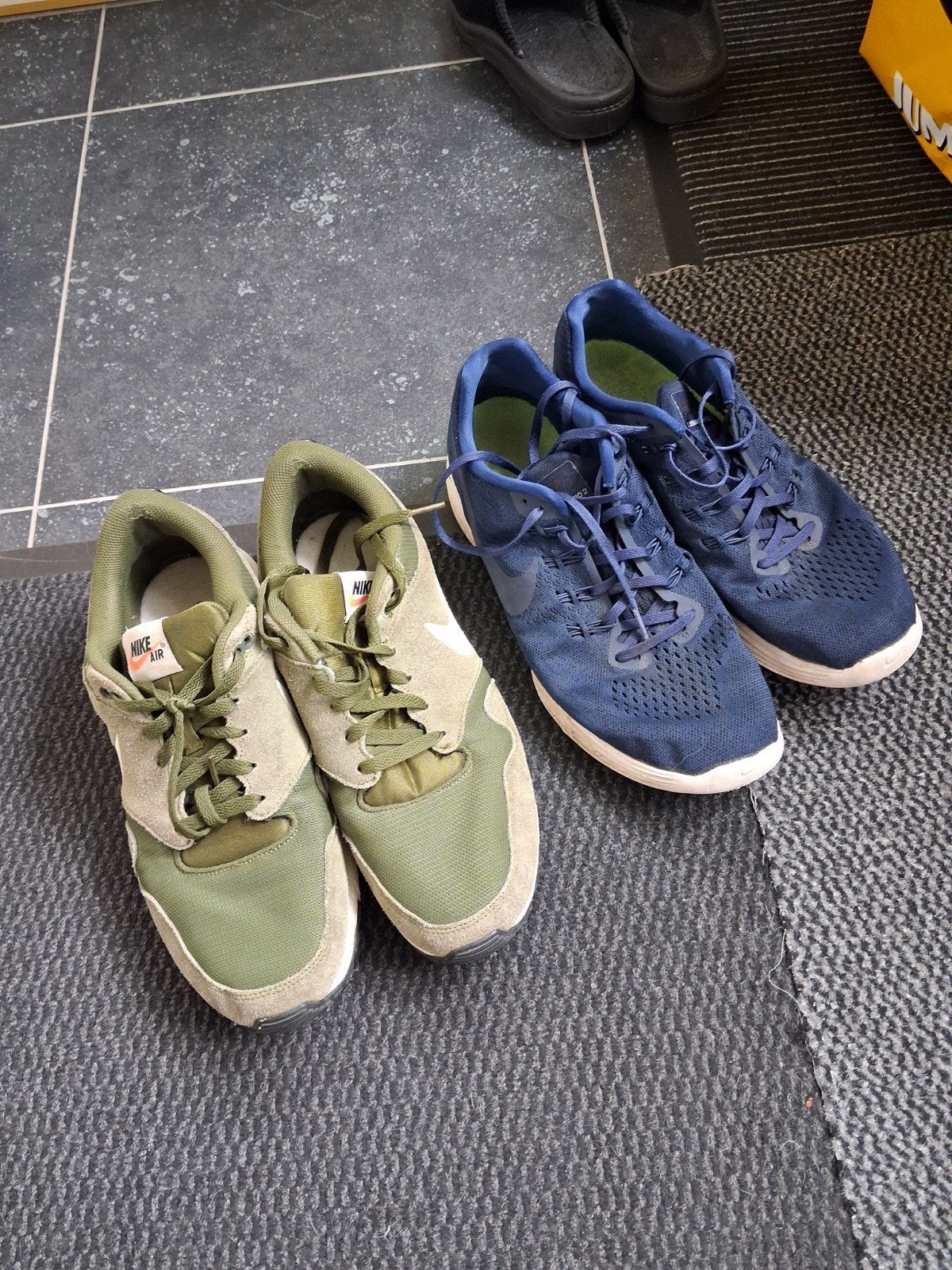 Nike sneakers maat 47.5 - Blauw en Groen, Blauw, Nike, Ophalen of Verzenden, Sneakers of Gympen